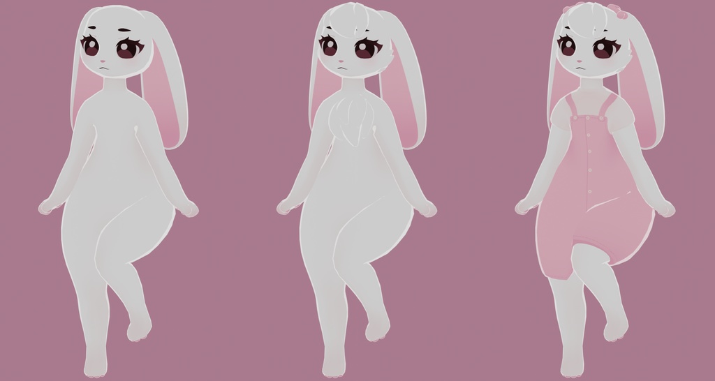 Floppy the Bunny VRChat Kemono Furry Avatar