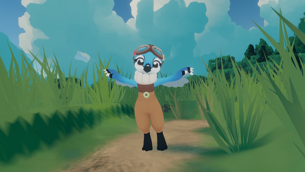 Chirrup Chibi/Kemono VRChat Bird Base Avatar