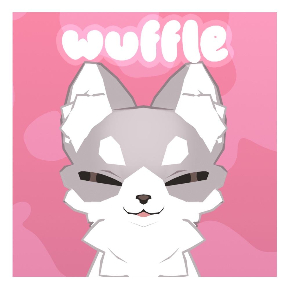 Wuffle, Chibi/Kemono Furry Puppy (Fallback+Quest+PC) Base VRChat Avatar