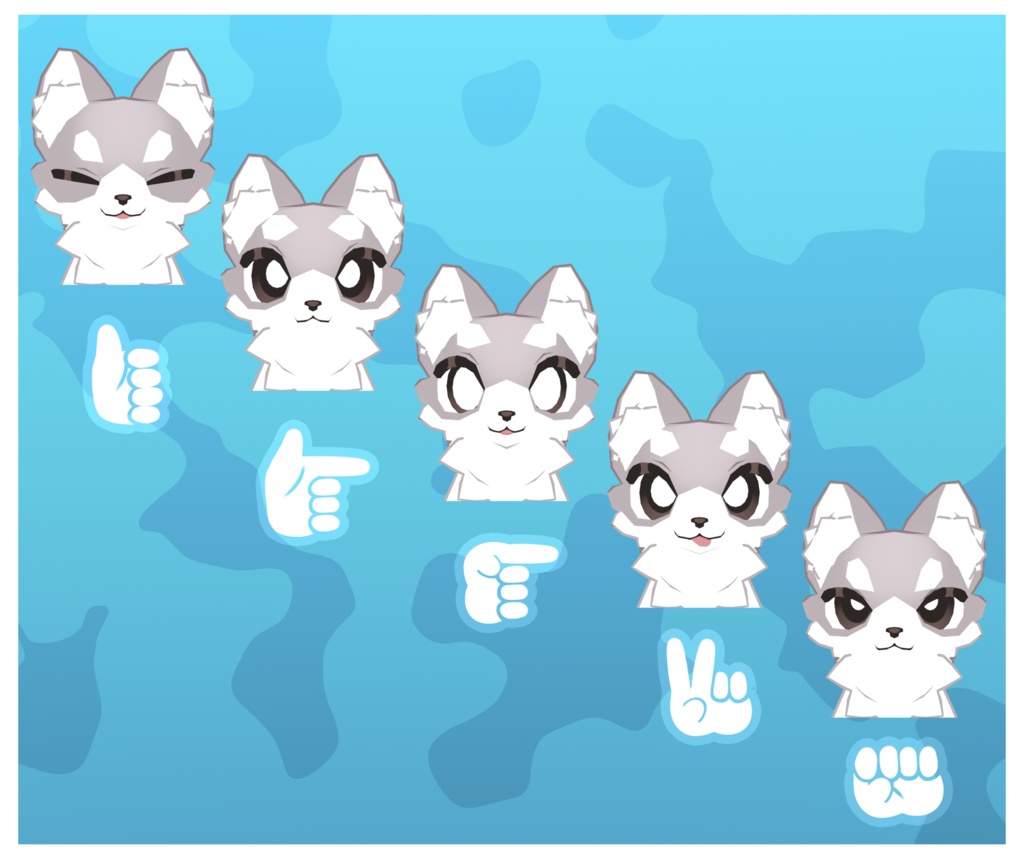 Wuffle, Chibi/Kemono Furry Puppy (Fallback+Quest+PC) Base VRChat Avatar