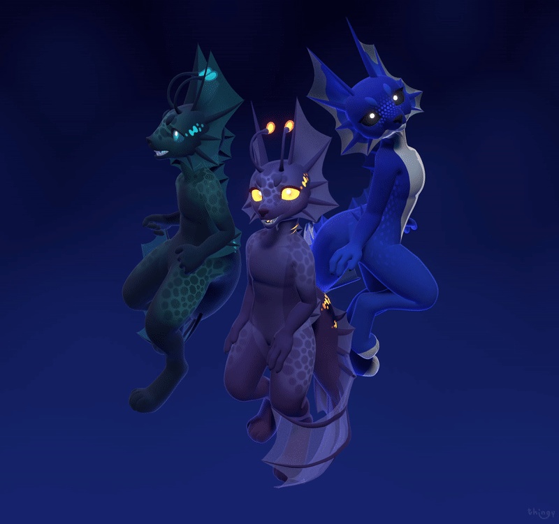 Luminine, Furry Base VRChat Avatar