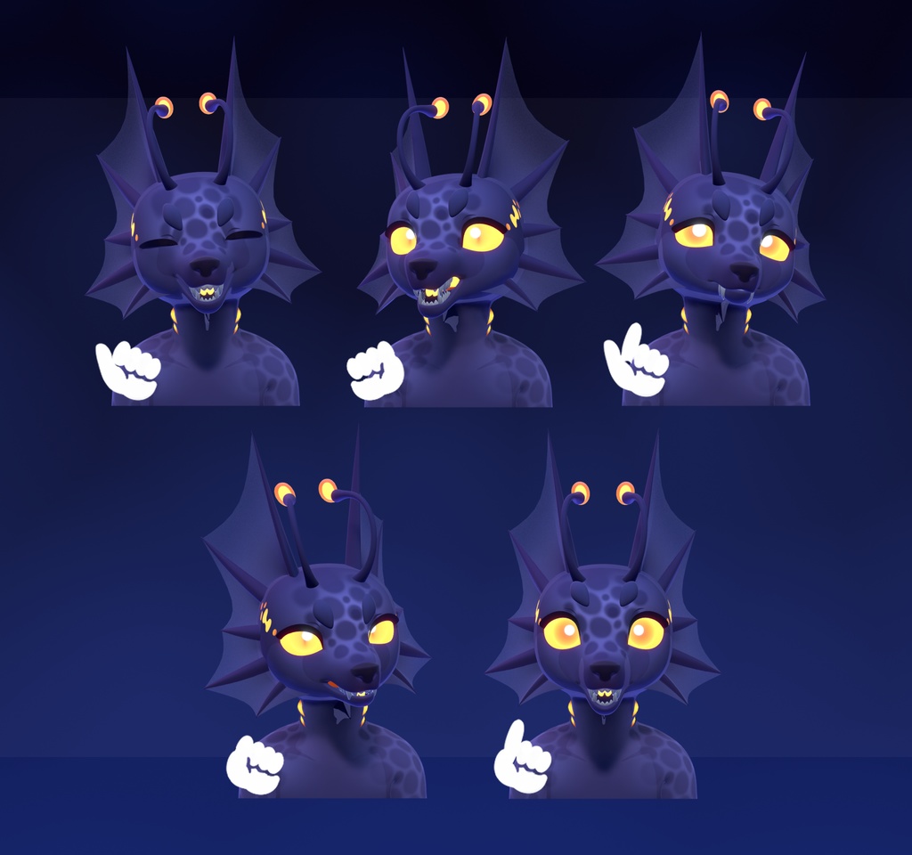 Luminine, Furry Base VRChat Avatar