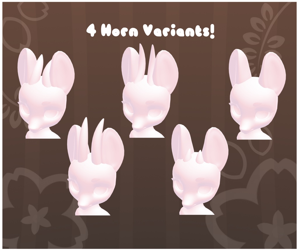 Deerilee, Kemono/Anime Deer/Doe Base VRChat Avatar (Quest Compatible)