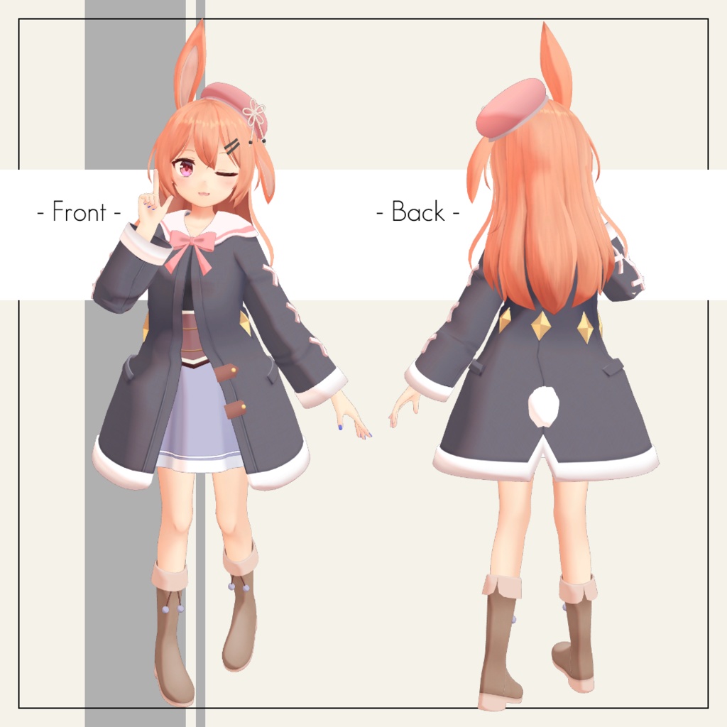 【オリジナル3Dモデル】シアリー(Sheary)