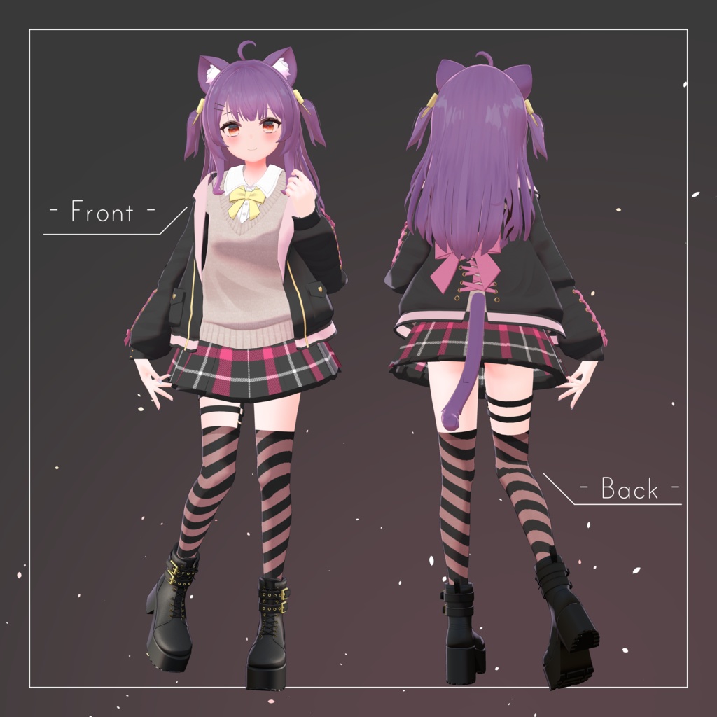 【オリジナル3Dモデル】ゆみりあ(Yumillia)