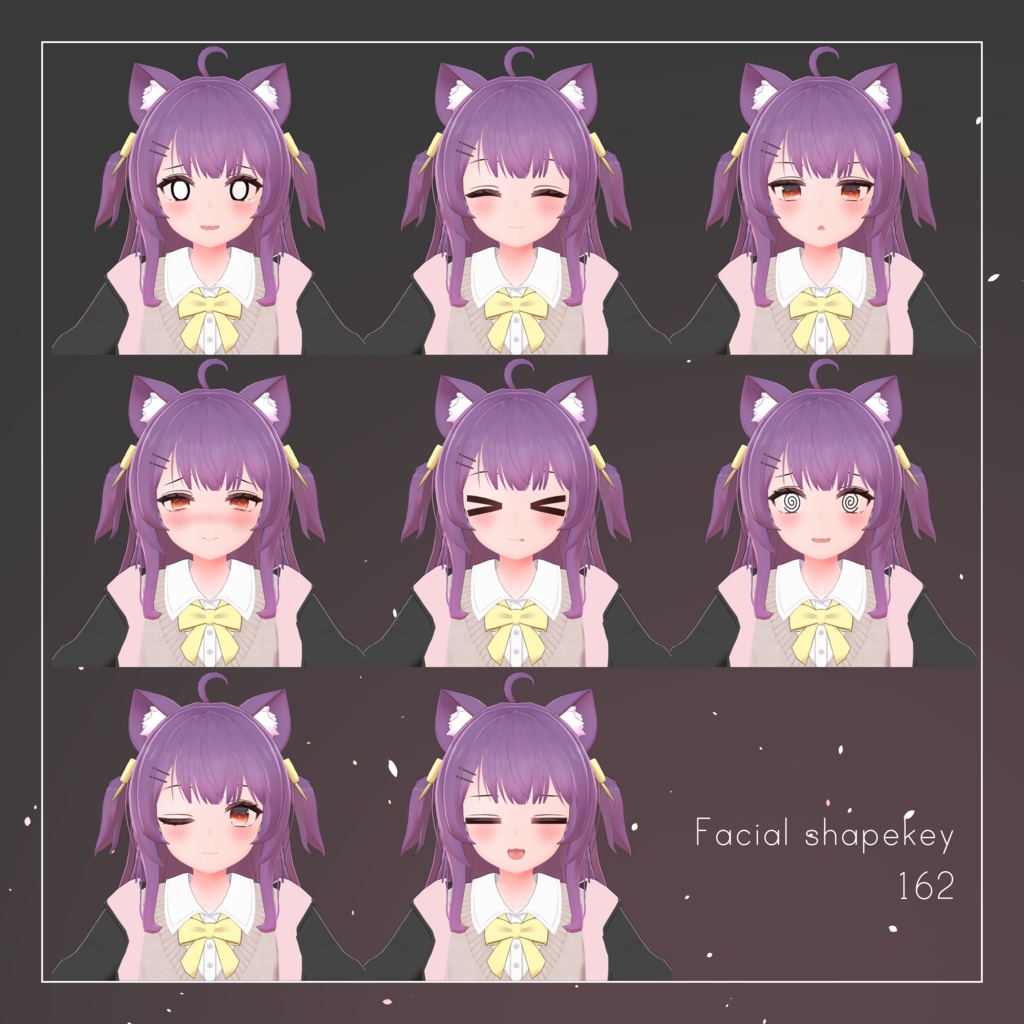 【オリジナル3Dモデル】ゆみりあ(Yumillia)