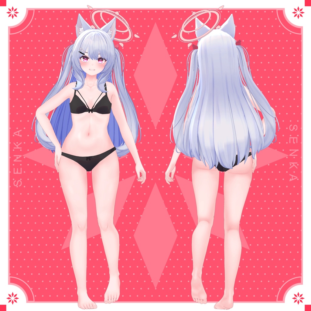 閃花(Senka)【オリジナル3Dモデル】