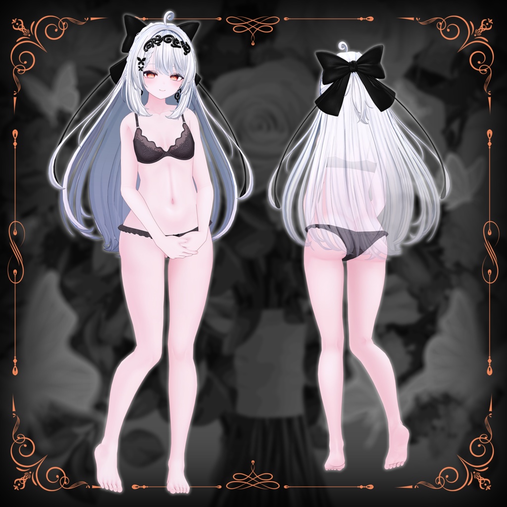 【5/6まで1500円!】『フォレ・ノワールの少女 カザリス』【オリジナル3Dモデル】