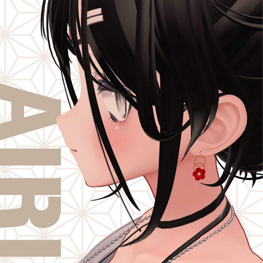 【MA対応】plum earrings