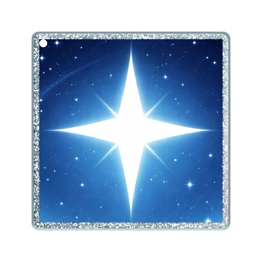星空ラメキーホルダー / Starry Sky Glitter Keychain