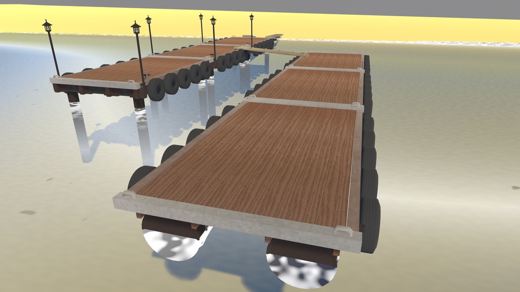 桟橋(VRChat想定)