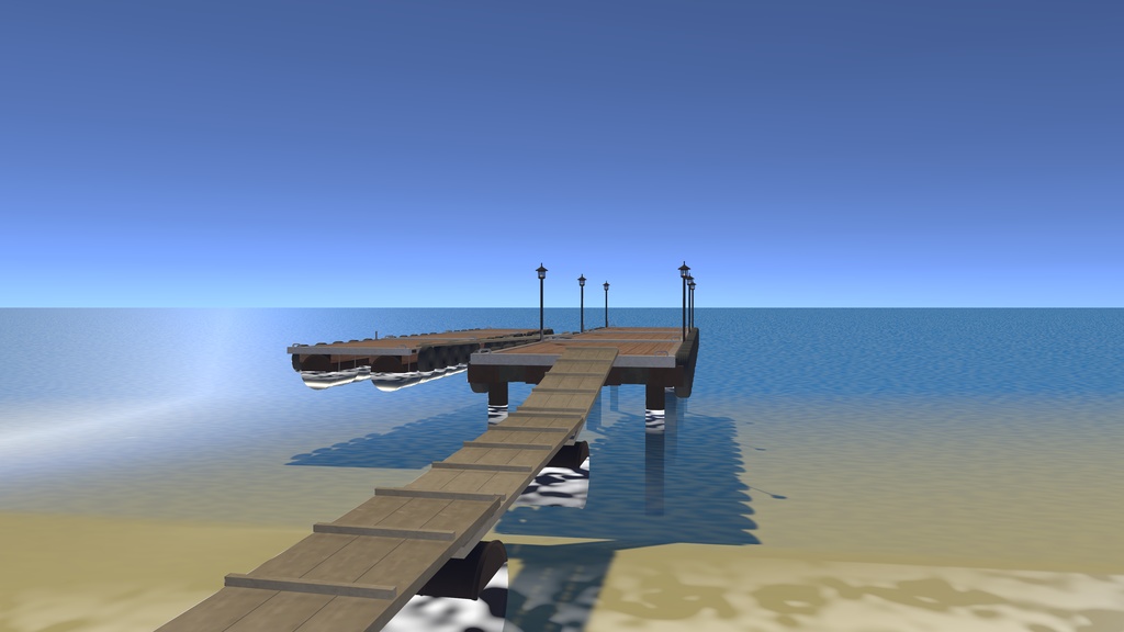 桟橋(VRChat想定)