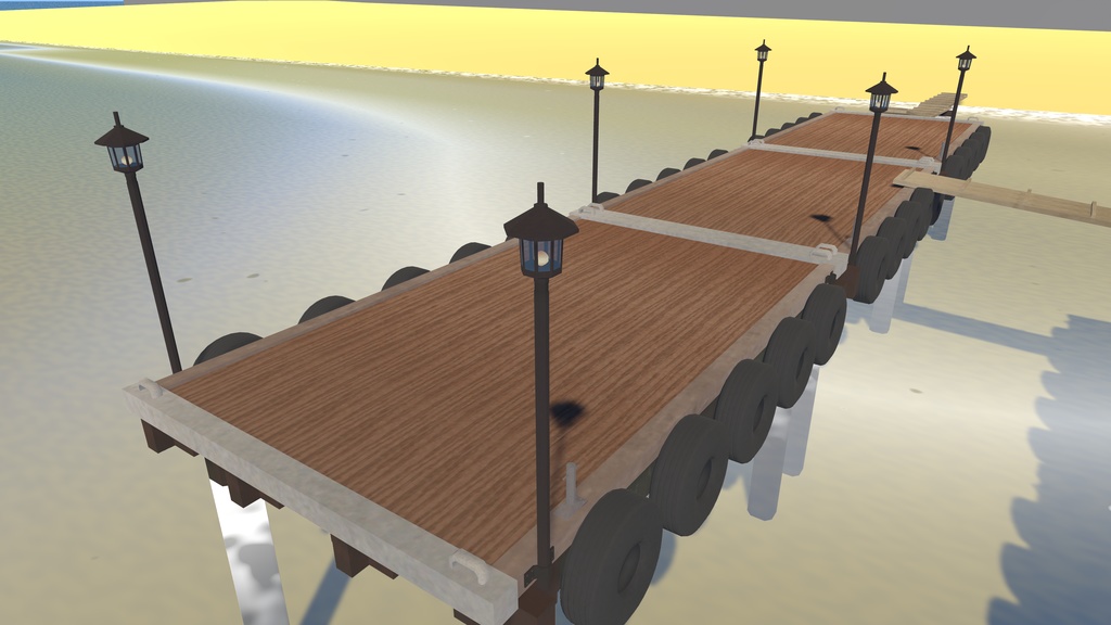桟橋(VRChat想定)