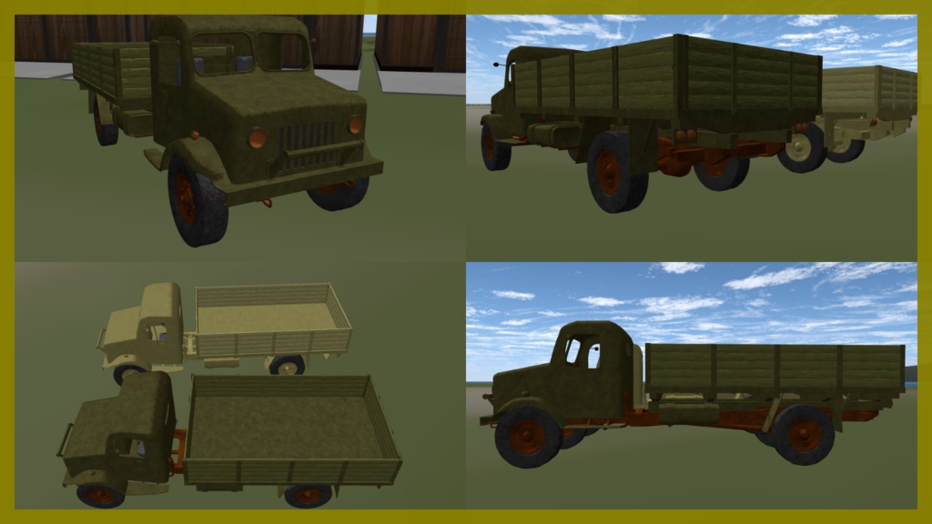 【VRC想定】ほ号四輪自動貨車【Sacc1.64対応済】