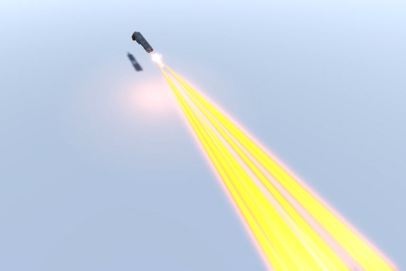 水平二連散弾銃3Dモデル「キャッツレイ」(パーティクル同梱)