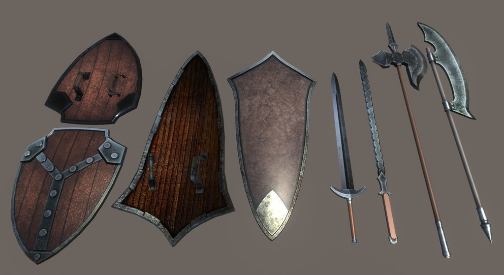 MQOf_Medieval_weapon's