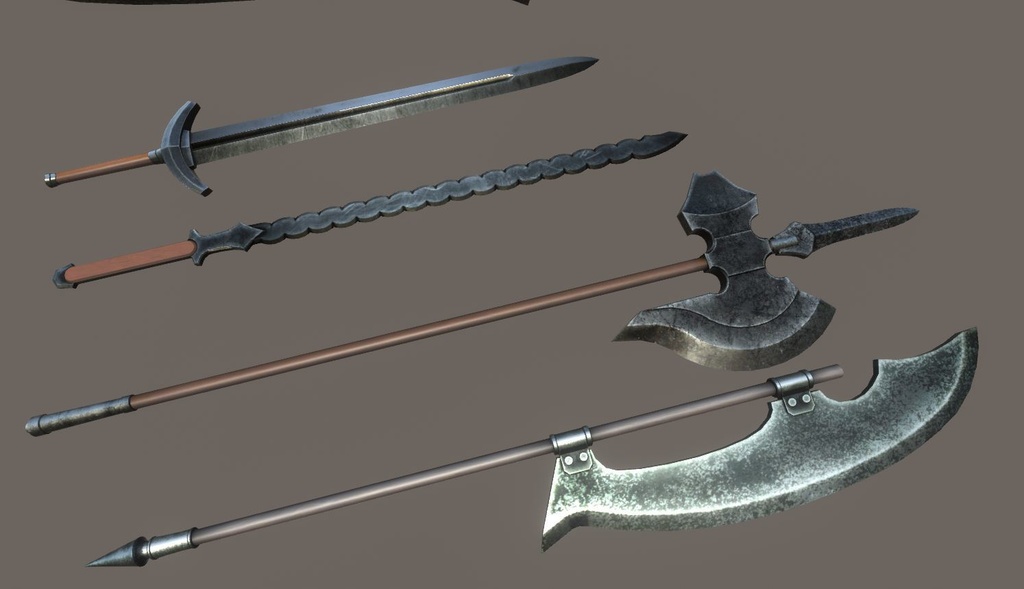 MQOf_Medieval_weapon's