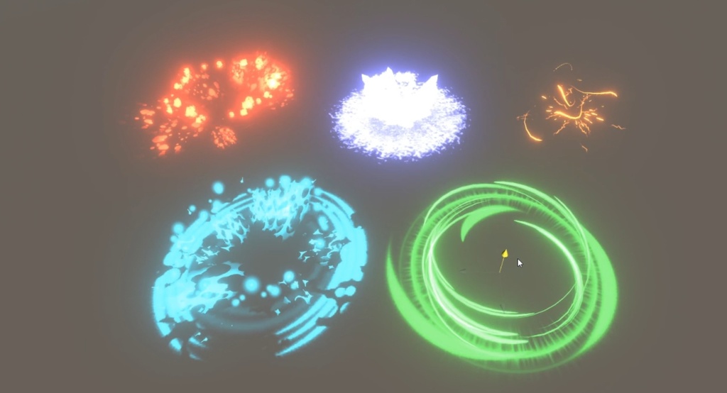 Unity2019パーティクル「MQOf_StepEffect_particle」