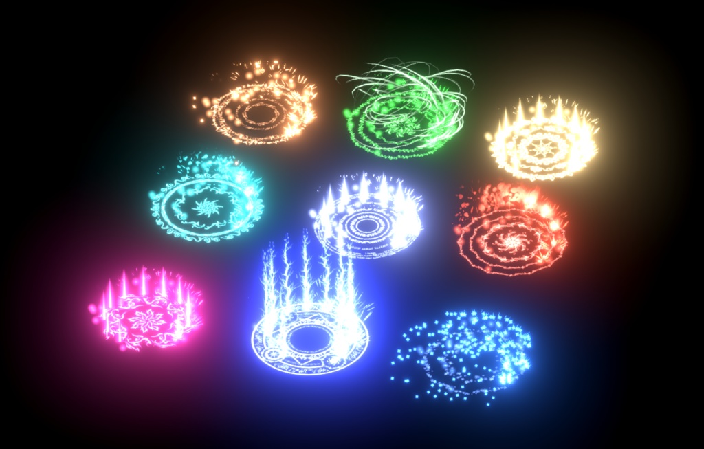 召喚魔法陣「MQOf SummonCircle Particle set」