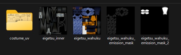 MQOf VRchat向け女性アバター「詠月」(eigetsu)