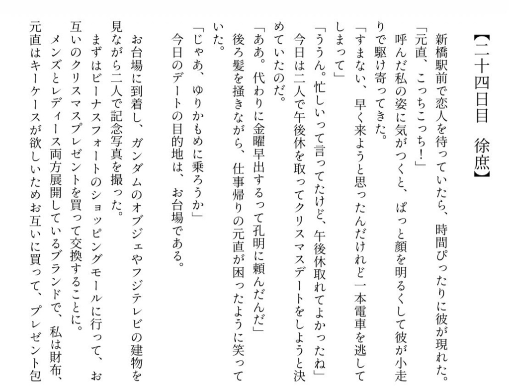 【クリスマスアドベントカレンダー企画まとめ本】君と過ごす、初めてのクリスマス【三國無双24人分夢SS】