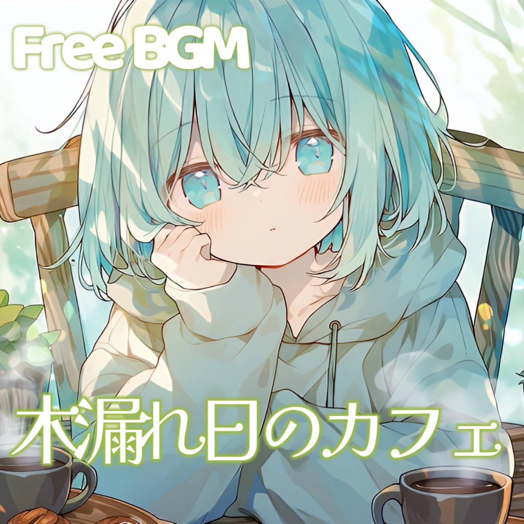 【フリーBGM】木漏れ日のカフェ【チル/かわいい/まったり/配信用/VRchatワールド】