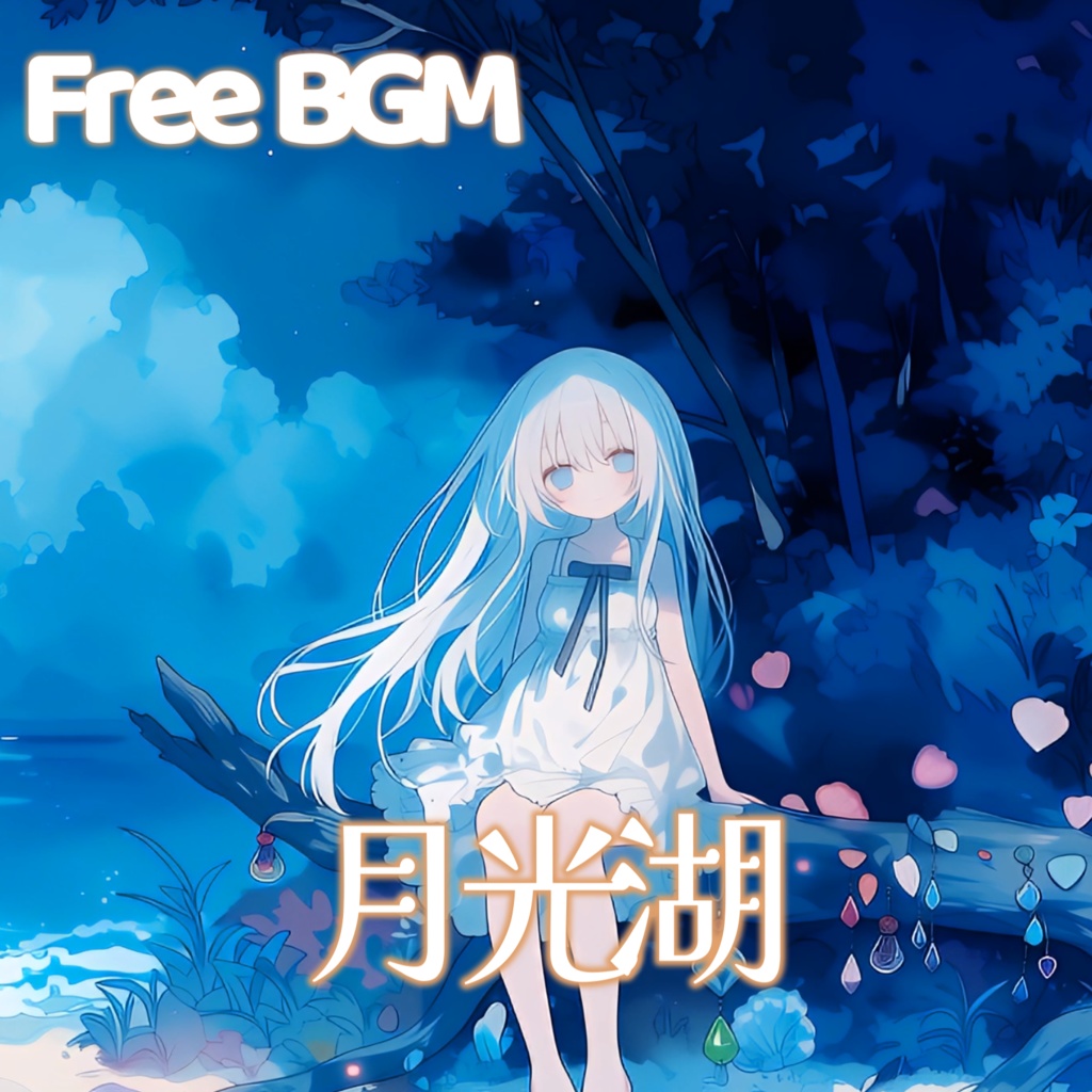 【フリーBGM】月光湖【チル/かわいい/まったり/配信用/VRchatワールド】