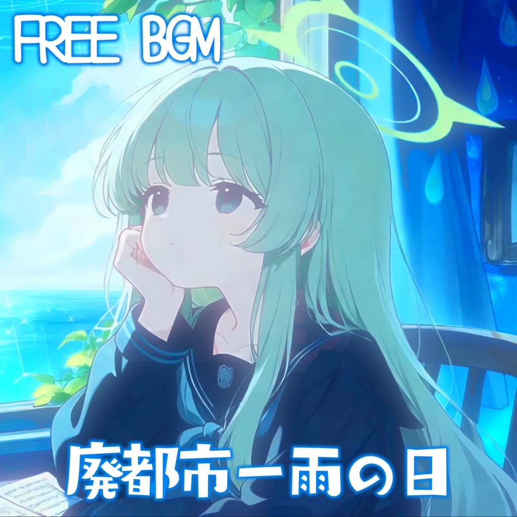 【フリーBGM】廃都市ー雨の日【動画編集/配信用/VRchatワールド】