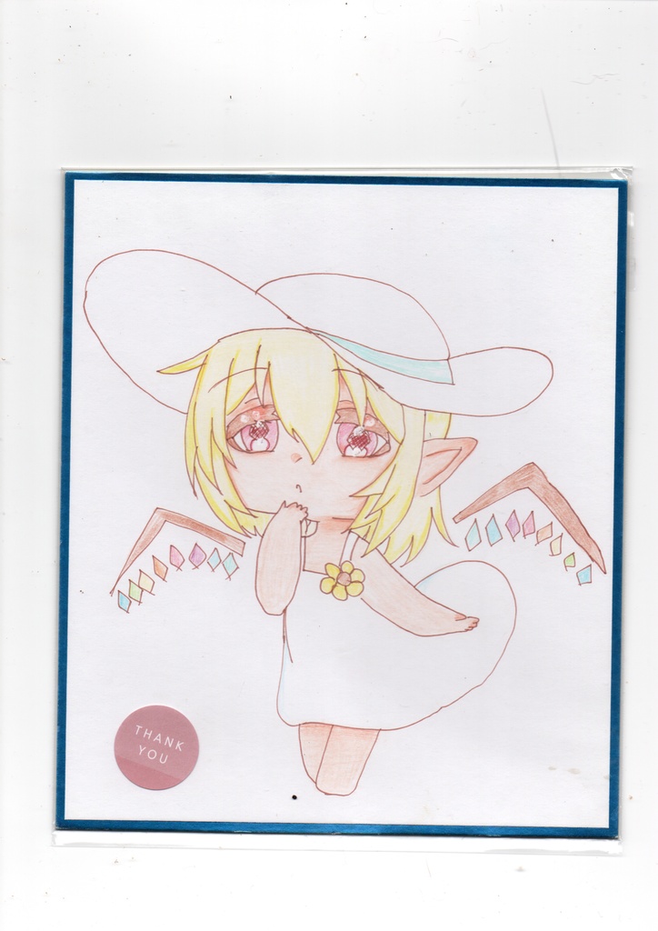 フランドールスカーレット　色紙　東方project