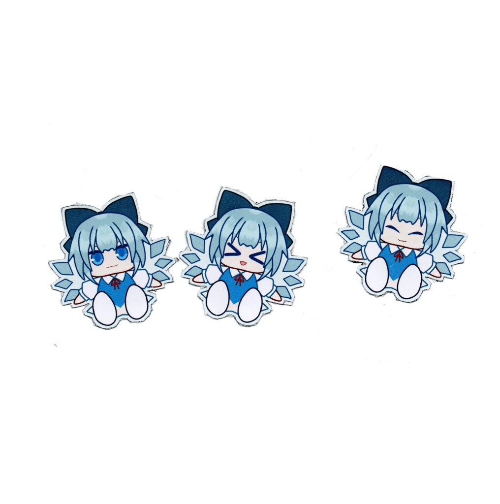 チルノ　三種オリジナル　マグネット