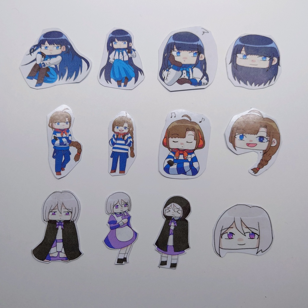 太陽系 擬人化 ステッカー