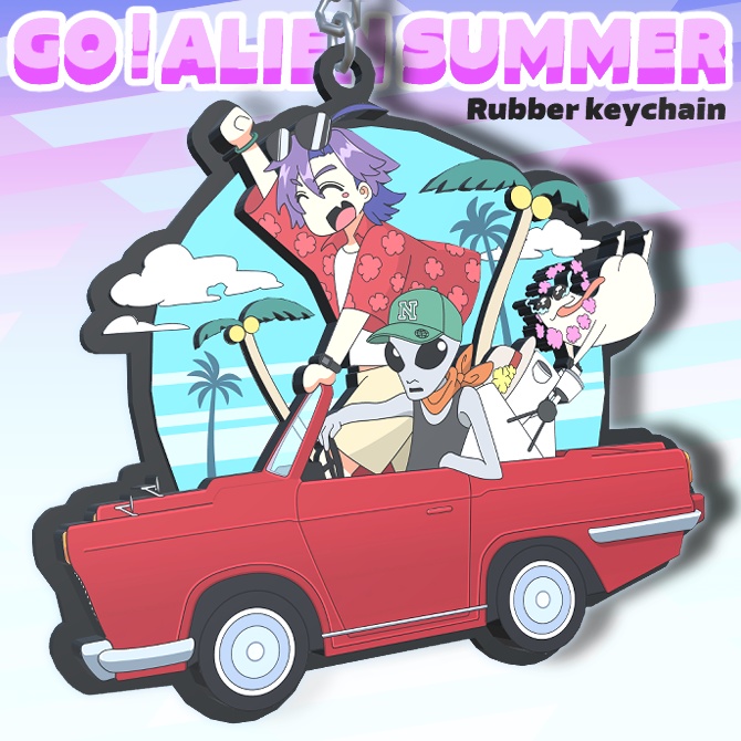 【公式】スタンミ・トコロバ・ニック・テレンス　ラバーキーホルダー