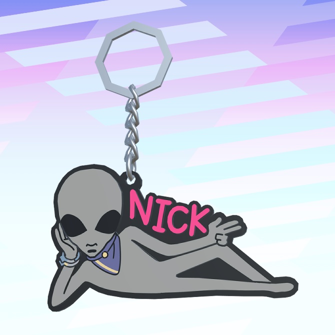 【公式】スタンミ・トコロバ・ニック・テレンス ラバーキーホルダー