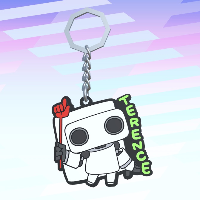 【公式】スタンミ・トコロバ・ニック・テレンス ラバーキーホルダー