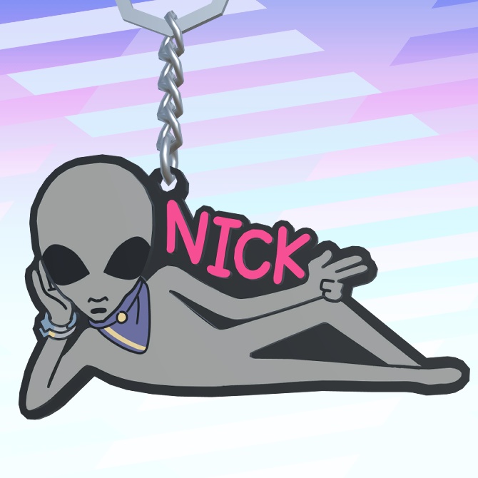 【公式】スタンミ・トコロバ・ニック・テレンス ラバーキーホルダー