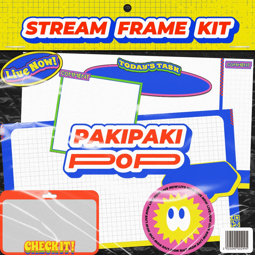 【配信素材】PAKIPAKI POP【ポップ】【セット】