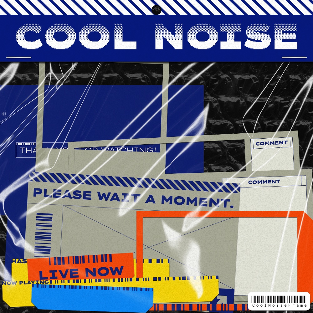 【配信素材】Cool Noise【スタイリッシュ】【Neubrutalism】【セット】