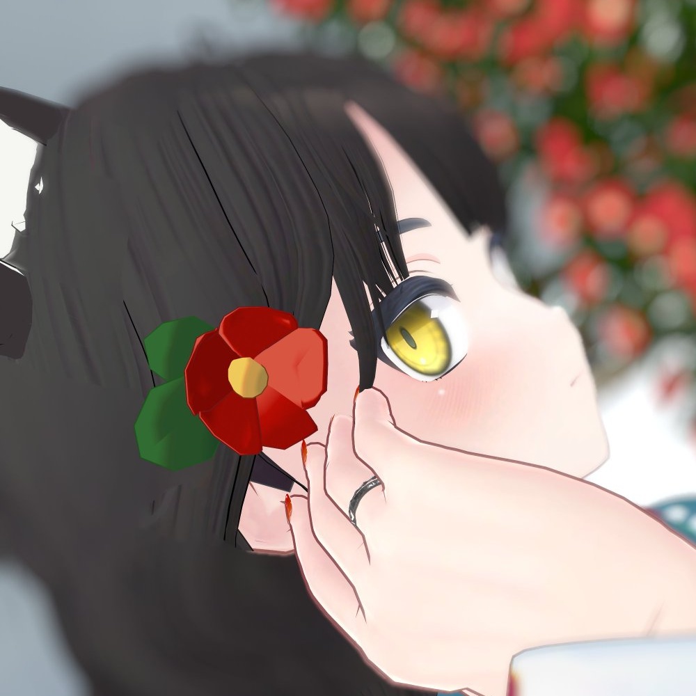 【VRC想定】Simple flowers【全アバター対応】