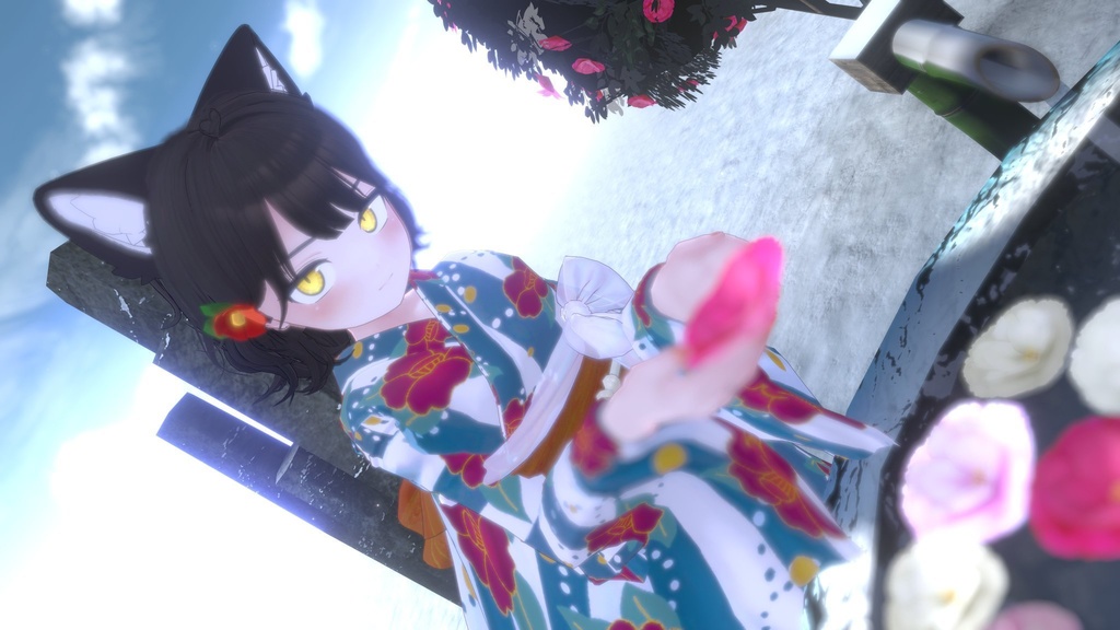 【VRC想定】Simple flowers【全アバター対応】