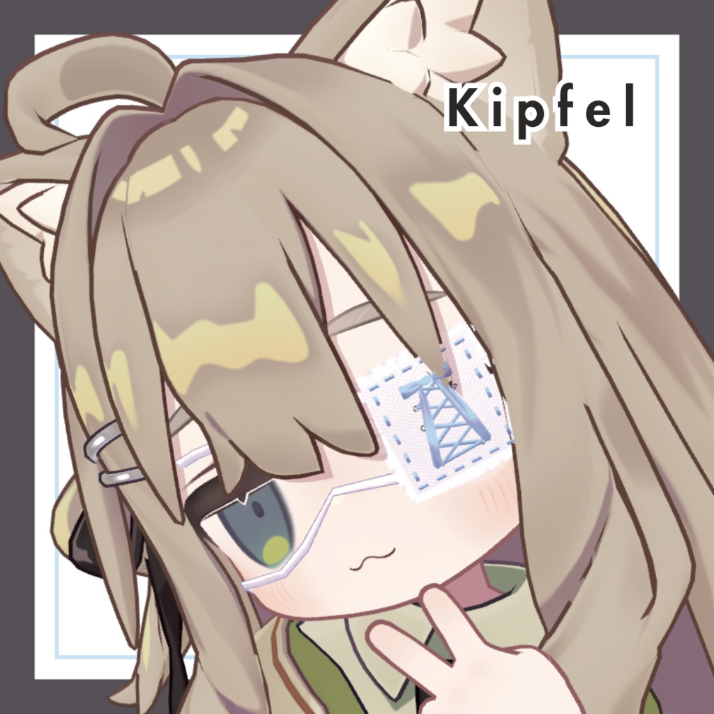 【イチゴちゃん対応】🎀Frilld Eyepatch🎀【4アバター対応】