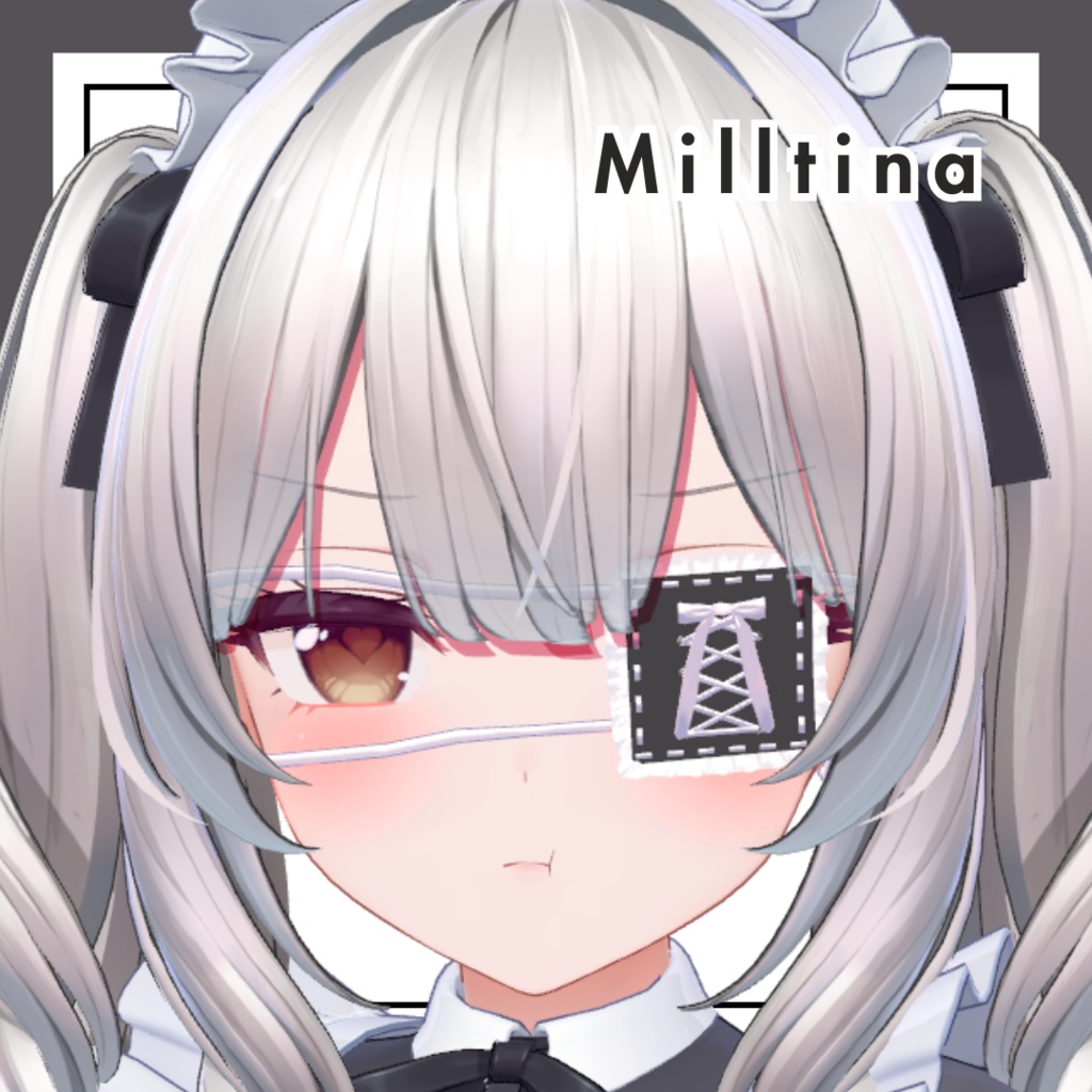 【イチゴちゃん対応】🎀Frilld Eyepatch🎀【4アバター対応】