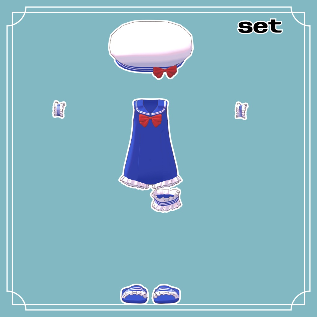 🎀セーラースクール水着🎀【キプフェル対応】