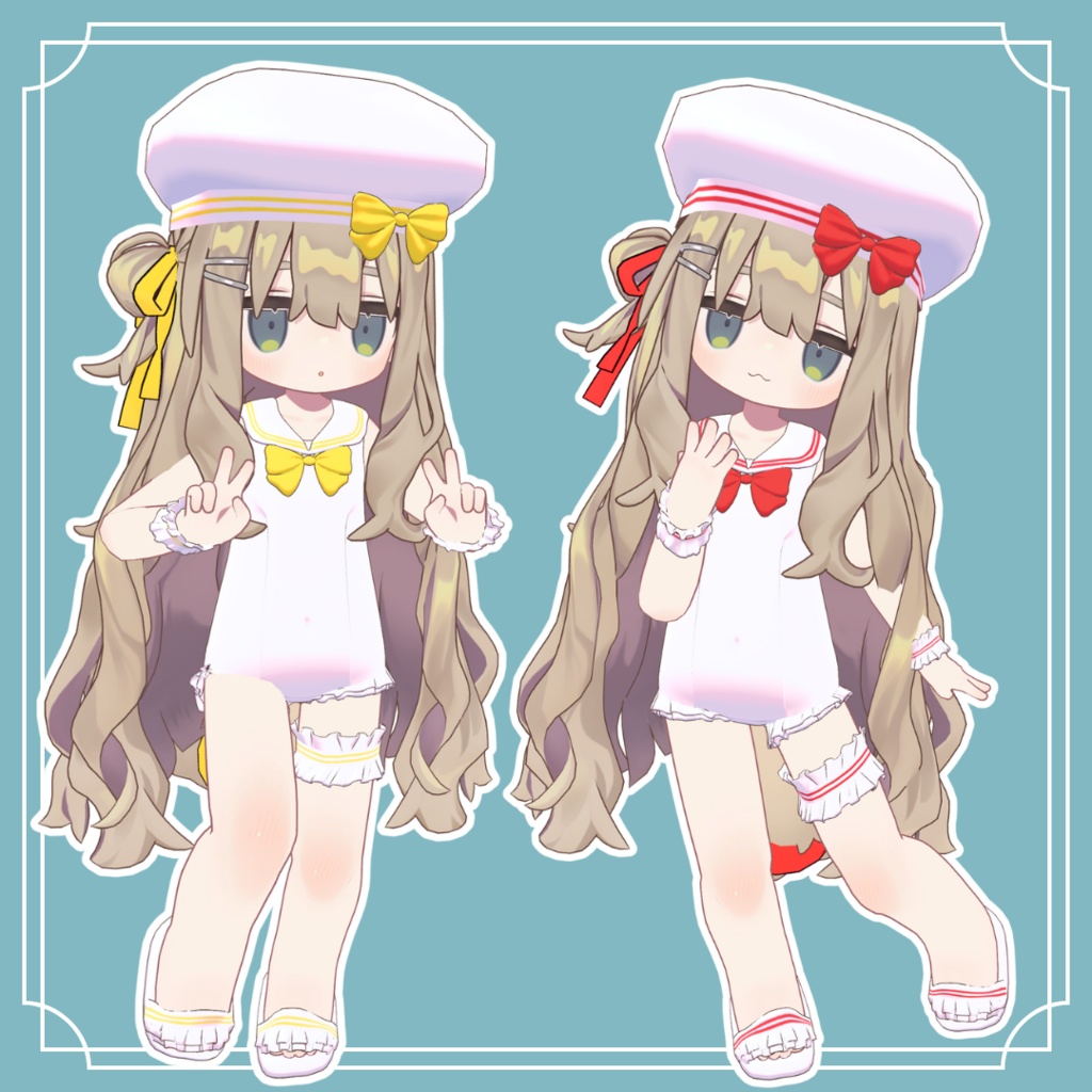 🎀セーラースクール水着🎀【キプフェル対応】