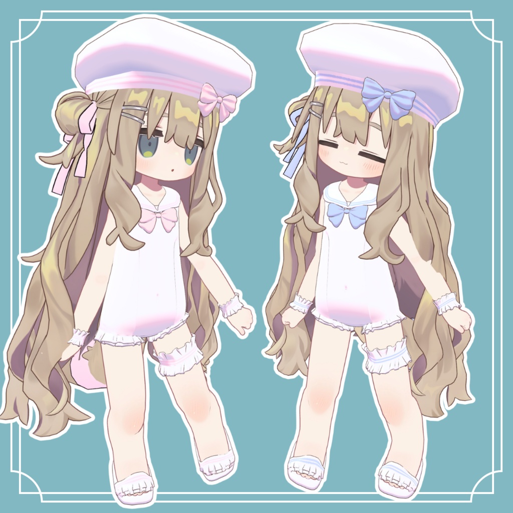 🎀セーラースクール水着🎀【キプフェル対応】