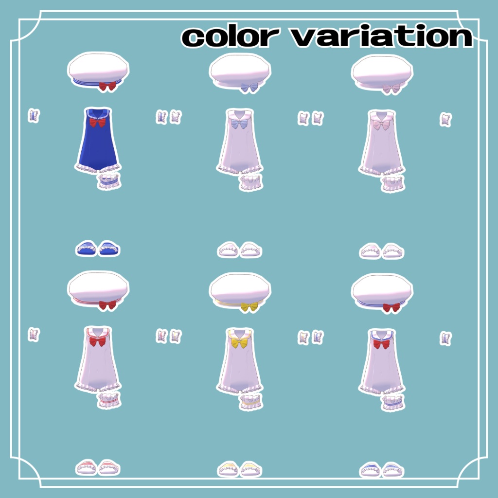 🎀セーラースクール水着🎀【キプフェル対応】