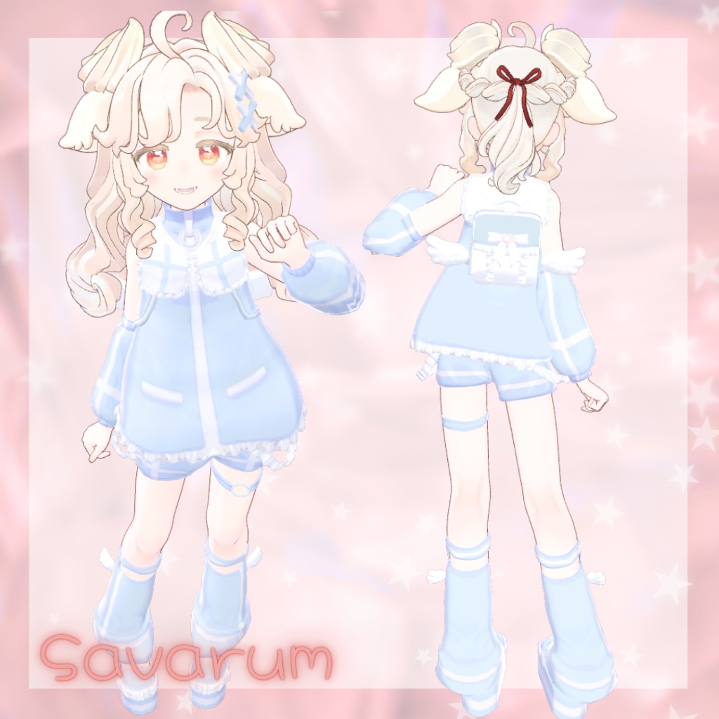 🐏サバラム追加🐏えんじぇる☆ジャージ【10アバター対応】