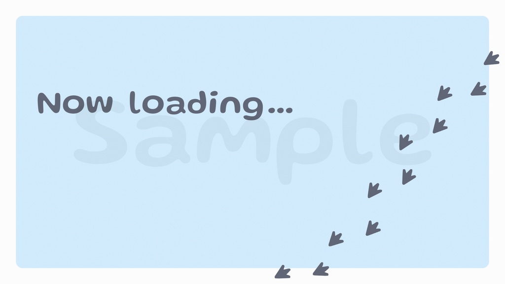 動く!足跡の待機画面3