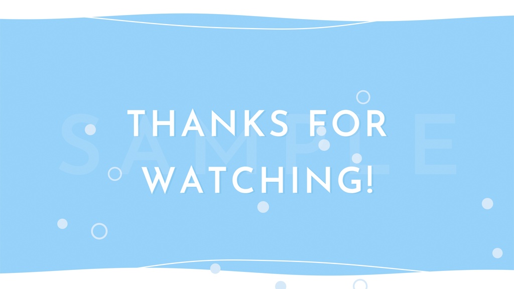 動く!スパークリングな待機画面 / ブルー