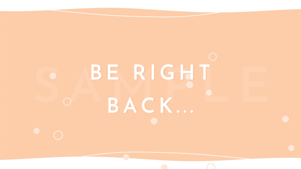 動く!スパークリングな待機画面 / オレンジ