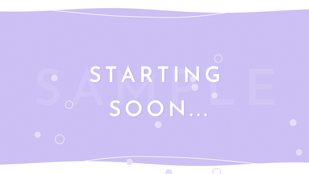 動く!スパークリングな待機画面 / パープル